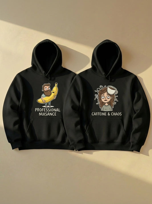 קפוצ'ונים תואמים לזוגות עם עיצוב אישי - רעיון למתנה מקורית