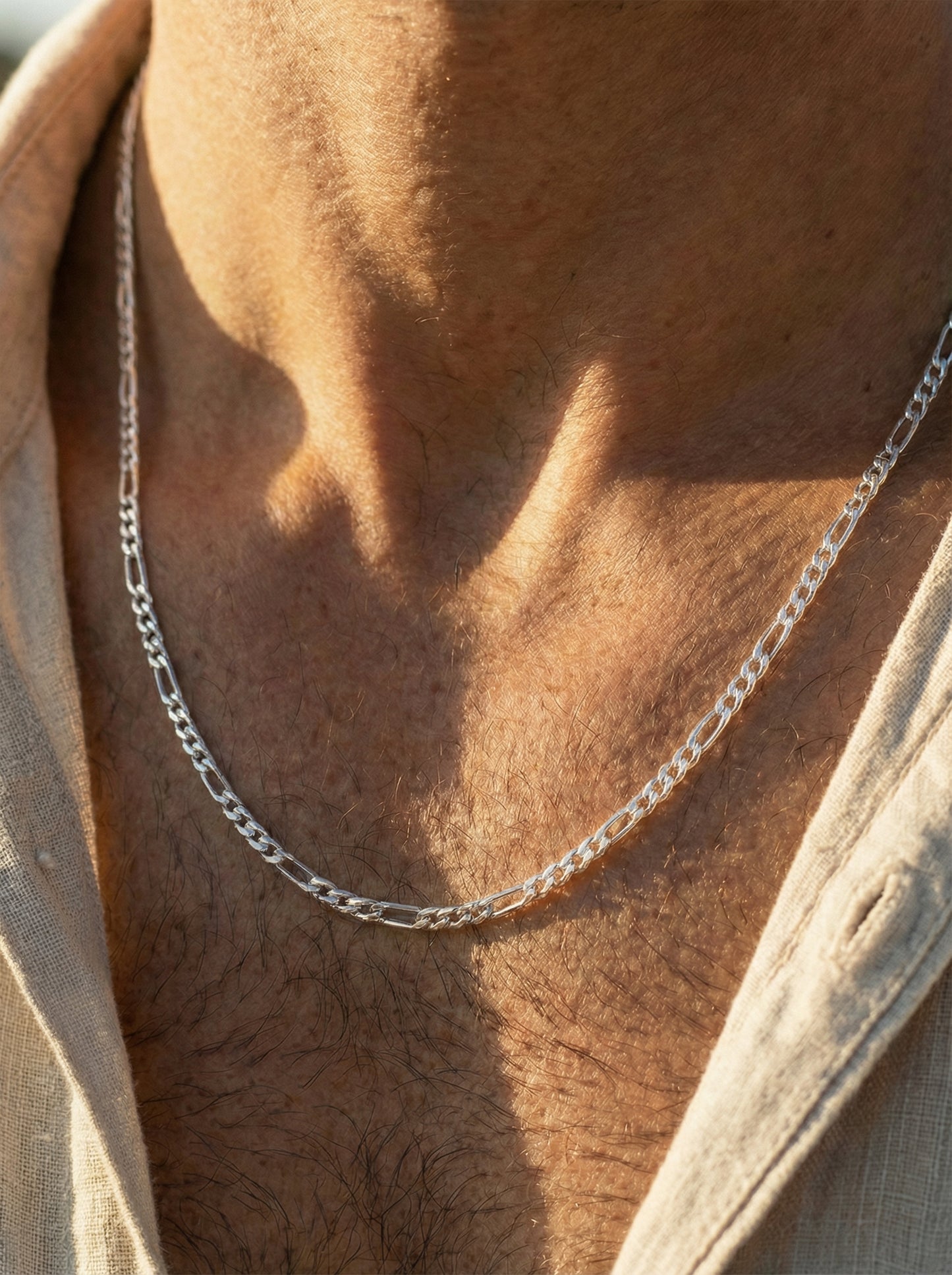 שרשרת פיגרו לגבר – תכשיט מתנה גברי בעיצוב איטלקי | שרשרת בייסיק ליום יום