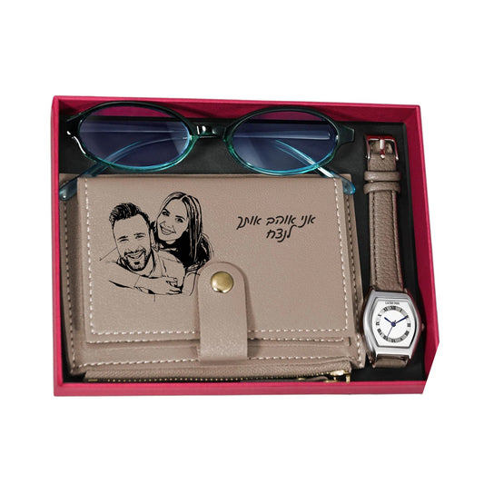 סט המתנה המושלם עם חריטה אישית Dream Gifts