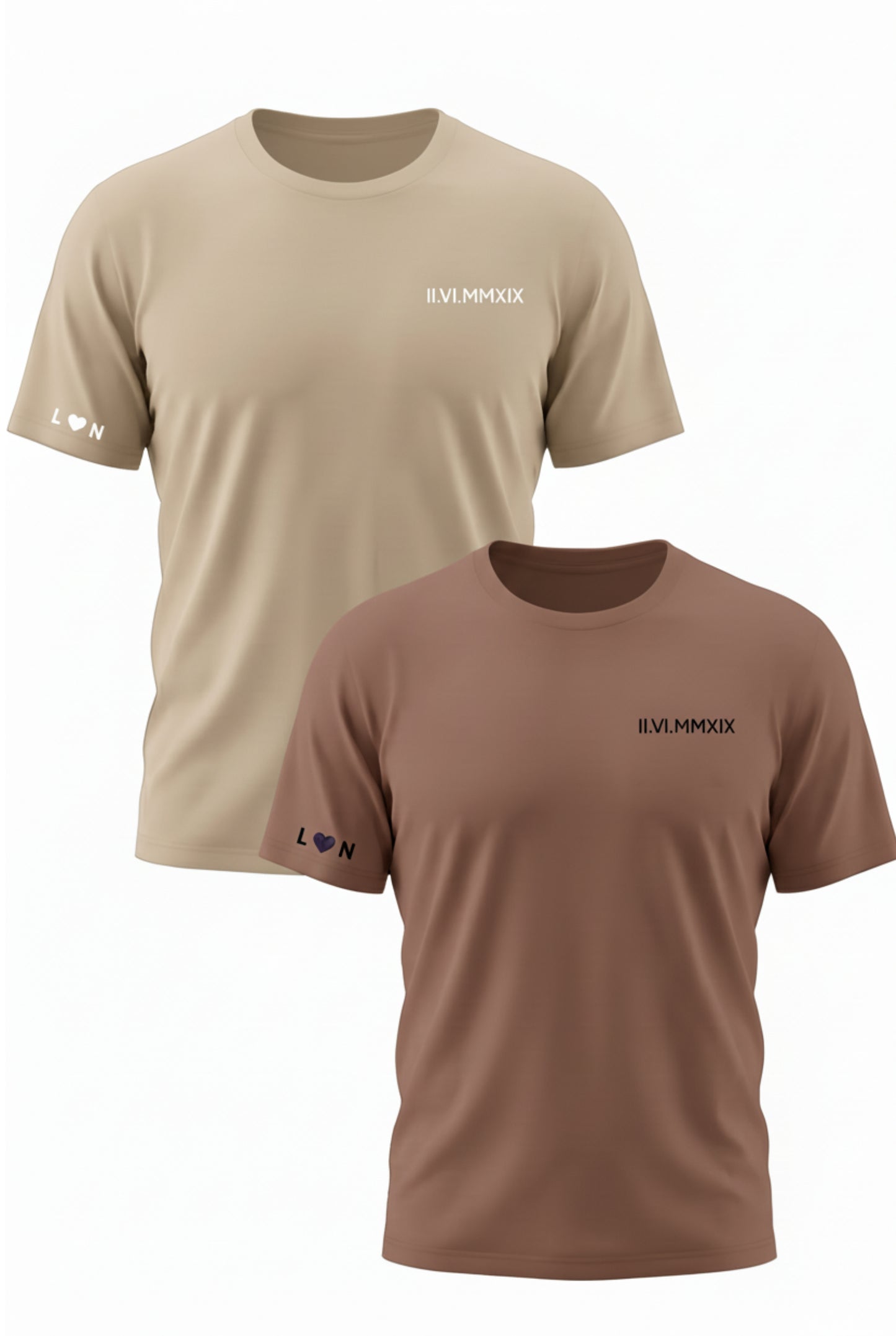 חולצות תואמות לזוגות בעיצוב אישי