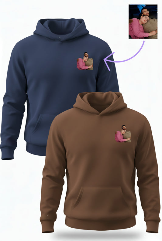 קפוצ'ונים תואמים לזוגות עם עיצוב תמונה אישי