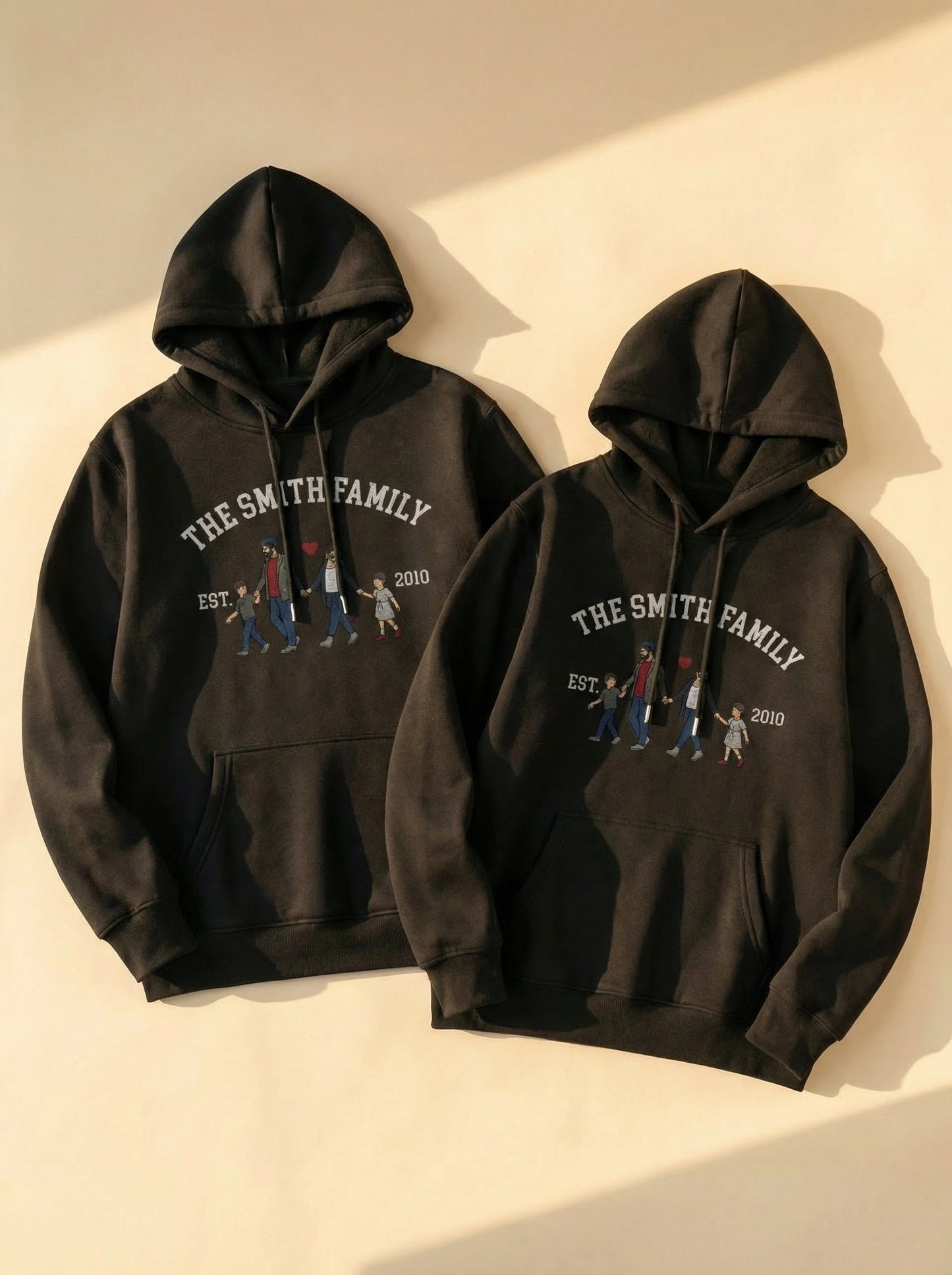 קפוצ'ונים תואמים לזוגות עם עיצוב אישי - רעיון למתנה מקורית