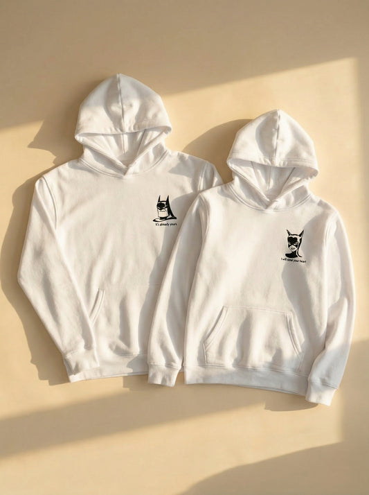 קפוצ'ונים תואמים לזוגות עם עיצוב אישי - רעיון למתנה מקורית