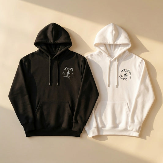 קפוצ'ונים תואמים לזוגות עם עיצוב אישי - רעיון למתנה מקורית