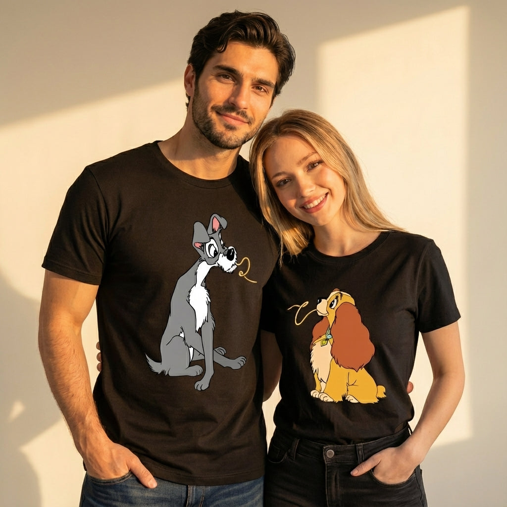 חולצות תואמות לזוגות בעיצוב אישי – רעיון למתנה מקורית