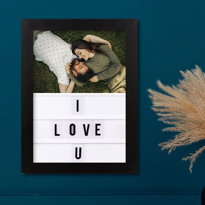 קולאז' תמונות ממוסגר - I Love U