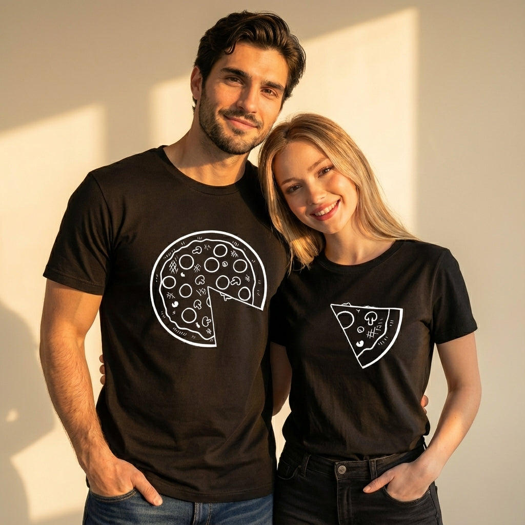 חולצות תואמות לזוגות בעיצוב אישי – רעיון למתנה מקורית