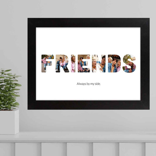 קולאז' תמונות FRIENDS ממוסגר בעיצוב אישי