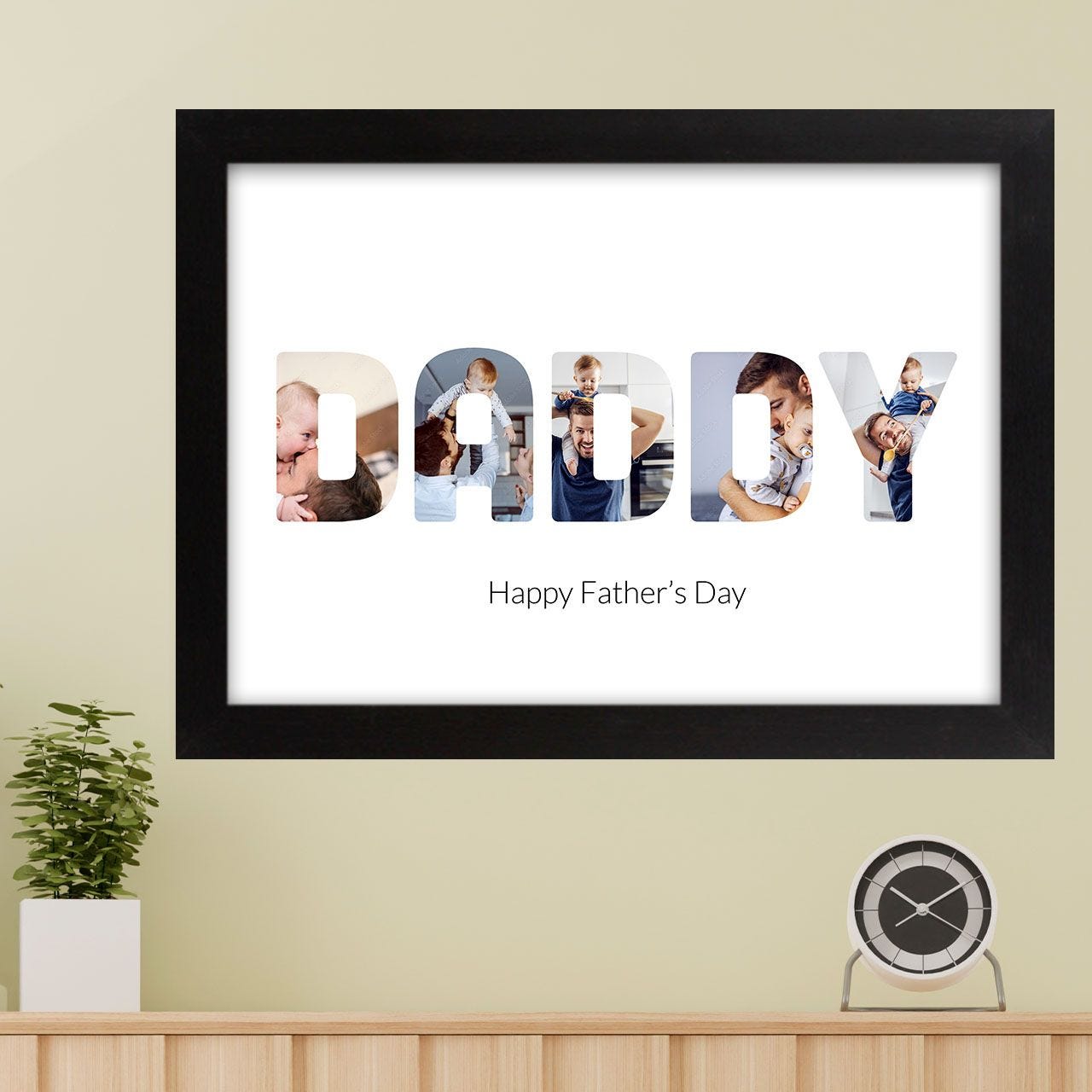 תמונה ממוסגרת לאבא בעיצוב אישי