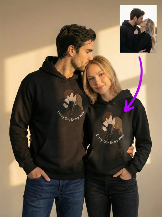 קפוצ'ונים תואמים לזוגות עם עיצוב אישי - רעיון למתנה מקורית