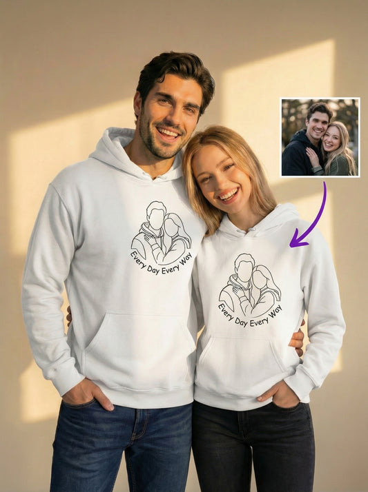 קפוצ'ונים תואמים לזוגות עם עיצוב אישי - רעיון למתנה מקורית