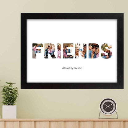 קולאז' תמונות FRIENDS ממוסגר בעיצוב אישי