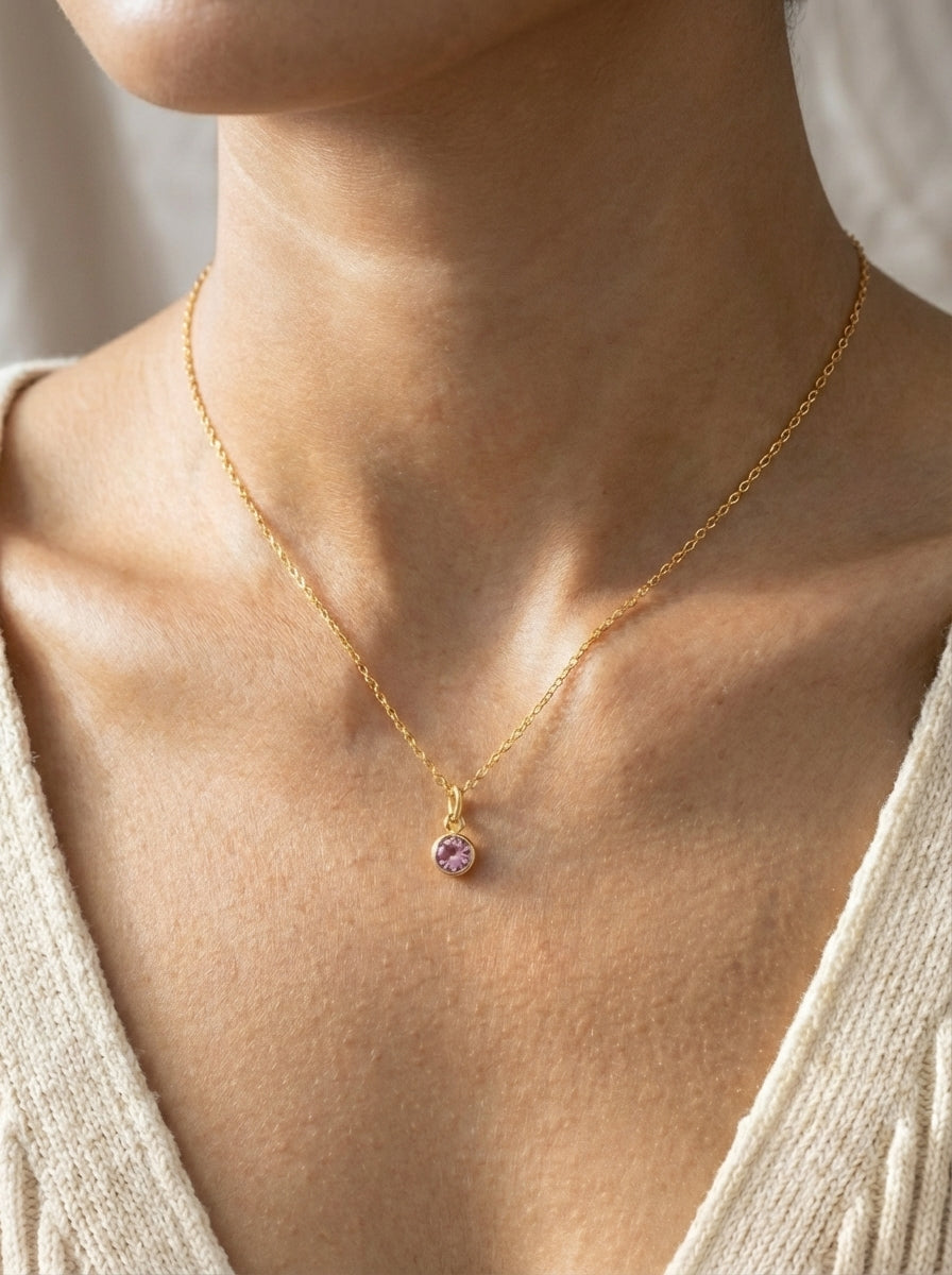 שרשרת עם אבן לידה קריסטל אישית Dream Gifts