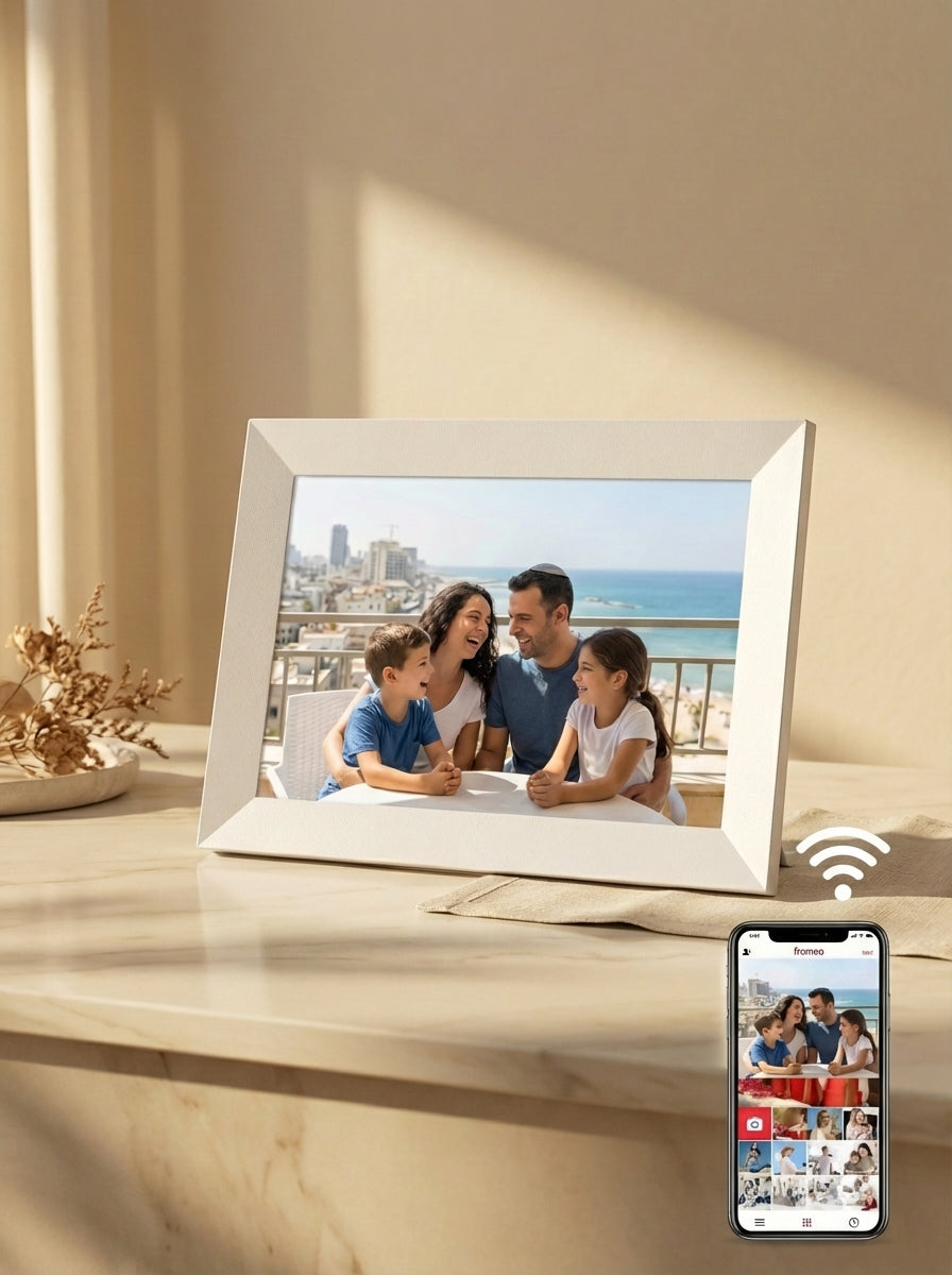 מסגרת תמונה דיגיטלית חכמה בגודל que wf 12t 10.1