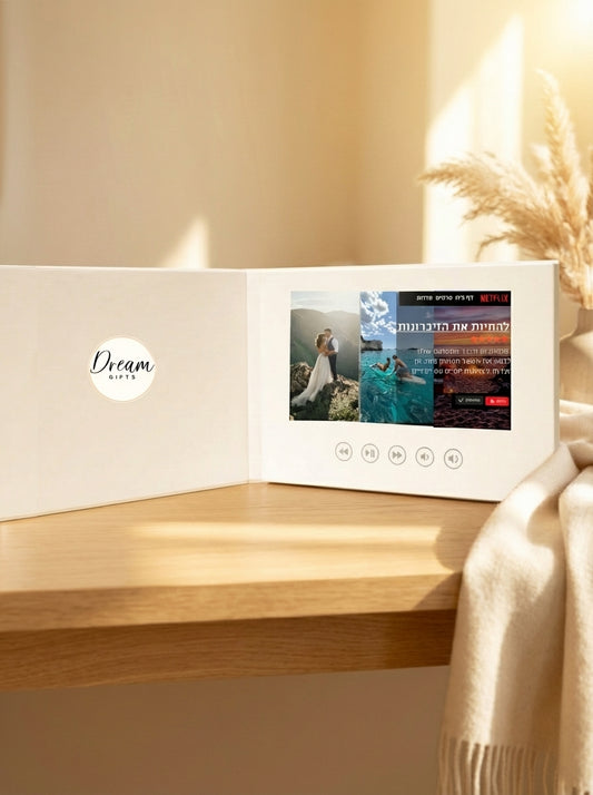 דיגיטלית אלבום , דיגיטלית  וידאו מסגרת סרטונים , ותמונות,מוזיקה עם רמקול וסוללה, רעיון למתנה ייחודית