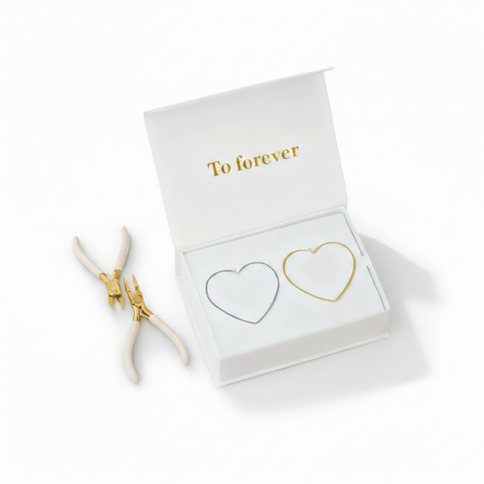 צמיד אינסוף - זהב וכסף