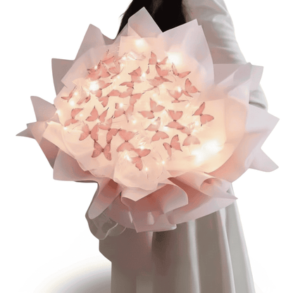 זר פרפרים עם אורות Dream Gifts