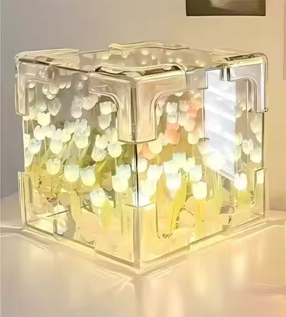 קוביית פרחים זוהרת Dream Gifts