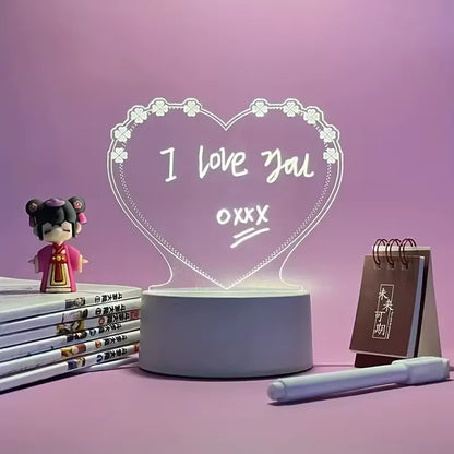 מנורת לילה ללוח כתיבה שקוף עם עט חכם Dream Gifts