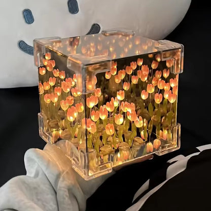 קוביית פרחים זוהרת Dream Gifts