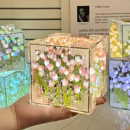 קוביית פרחים זוהרת Dream Gifts