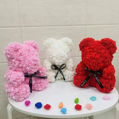 פרח ורדים של דובי Dream Gifts