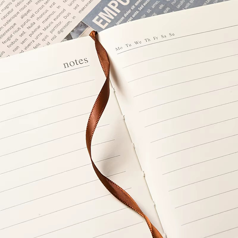 מארז מתנה מחברת דמוי עור בעיצוב אישי עם עט תואם יוקרתי