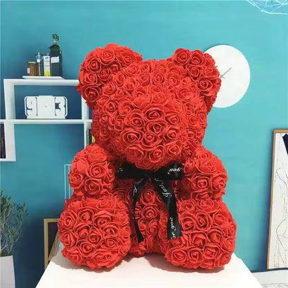 פרח ורדים של דובי Dream Gifts