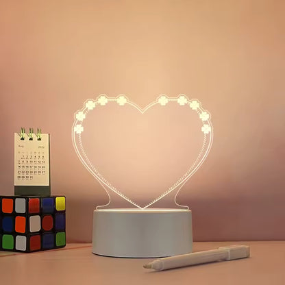 מנורת לילה ללוח כתיבה שקוף עם עט חכם Dream Gifts