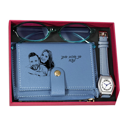 סט המתנה המושלם עם חריטה אישית