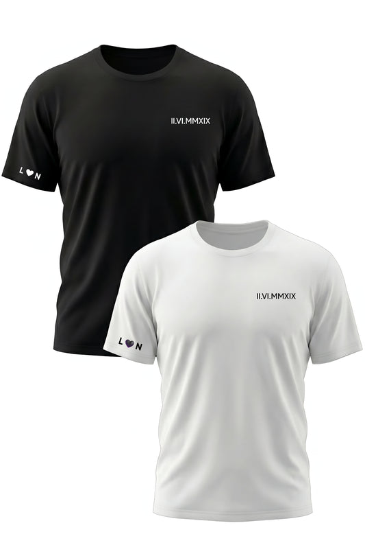 חולצות תואמות לזוגות בעיצוב אישי