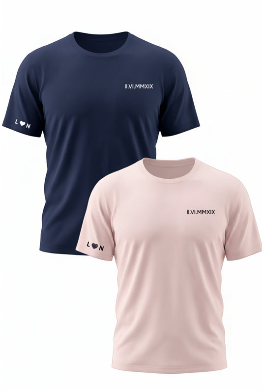 חולצות תואמות לזוגות בעיצוב אישי