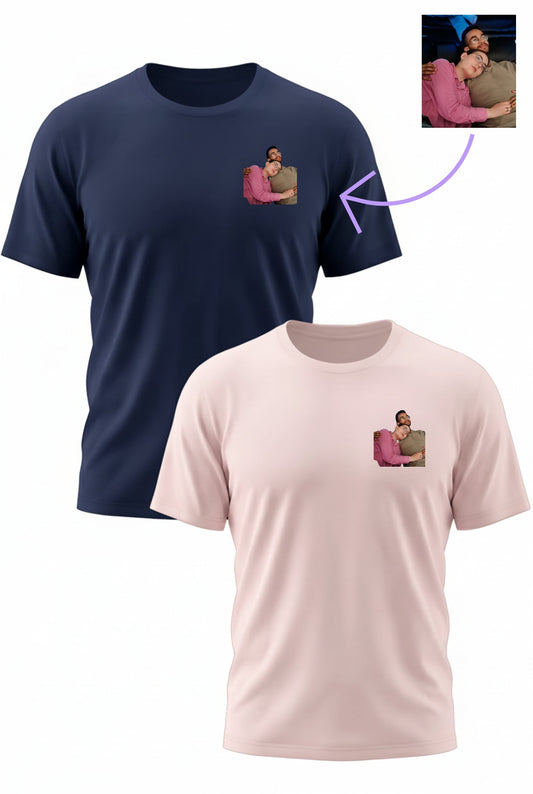 חולצות תואמים לזוגות עם עיצוב תמונה אישי Dream Gifts