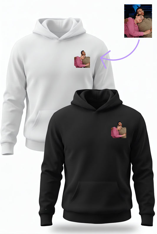 קפוצ'ונים תואמים לזוגות עם עיצוב תמונה אישי