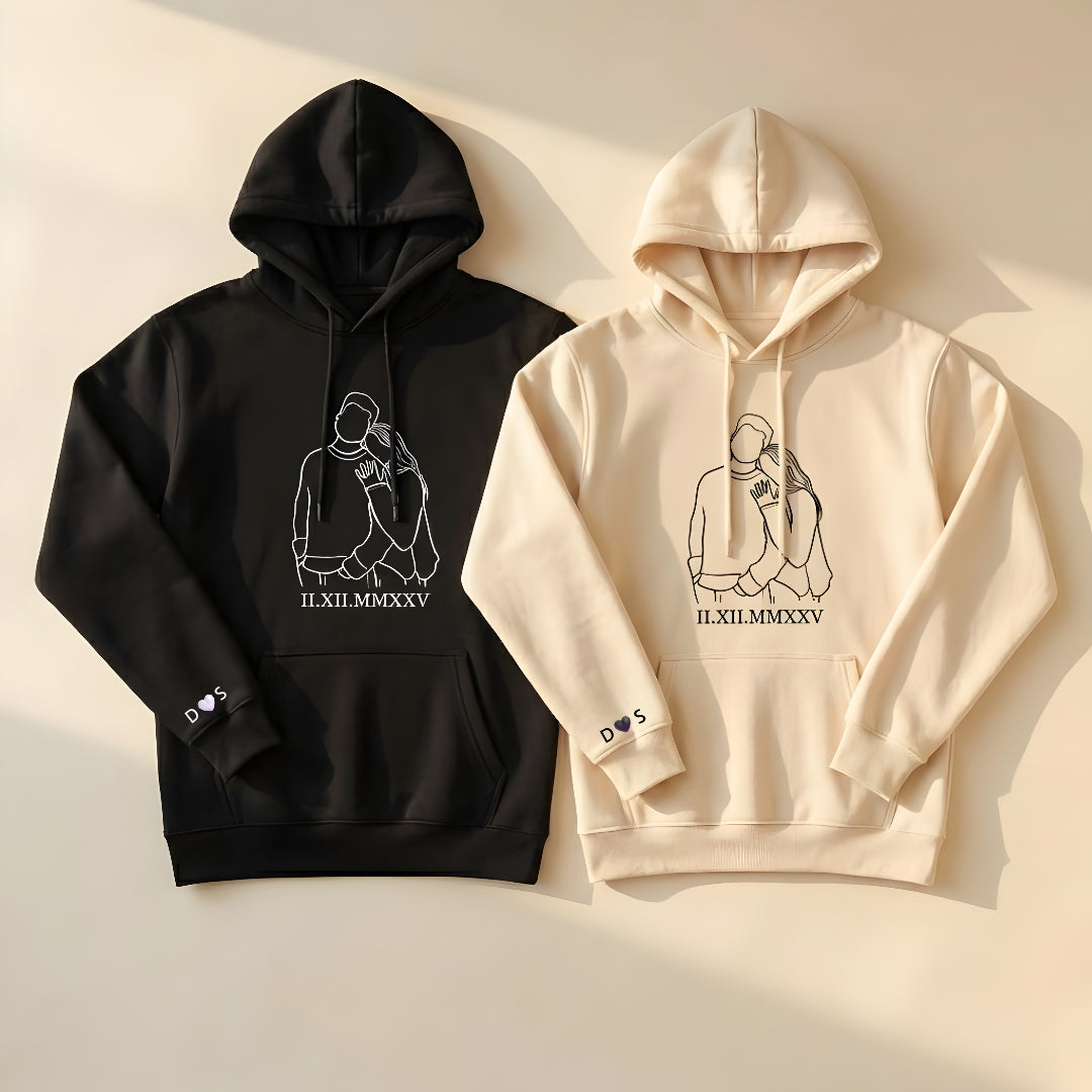 קפוצ'ונים תואמים לזוגות עם עיצוב אישי - רעיון למתנה מקורית