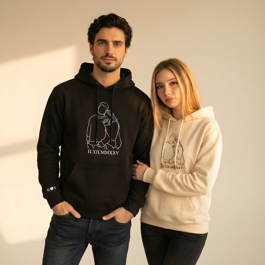 קפוצ'ונים תואמים לזוגות עם עיצוב אישי - רעיון למתנה מקורית