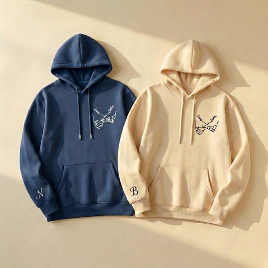 קפוצ'ונים תואמים לזוגות עם עיצוב אישי - רעיון למתנה מקורית