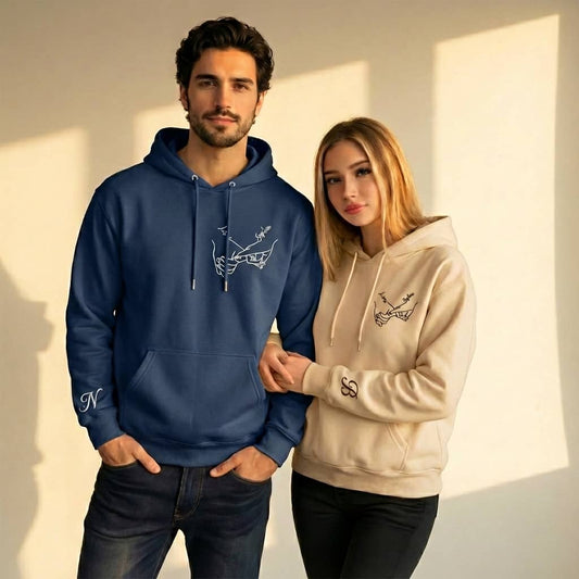 קפוצ'ונים תואמים לזוגות עם עיצוב אישי - רעיון למתנה מקורית