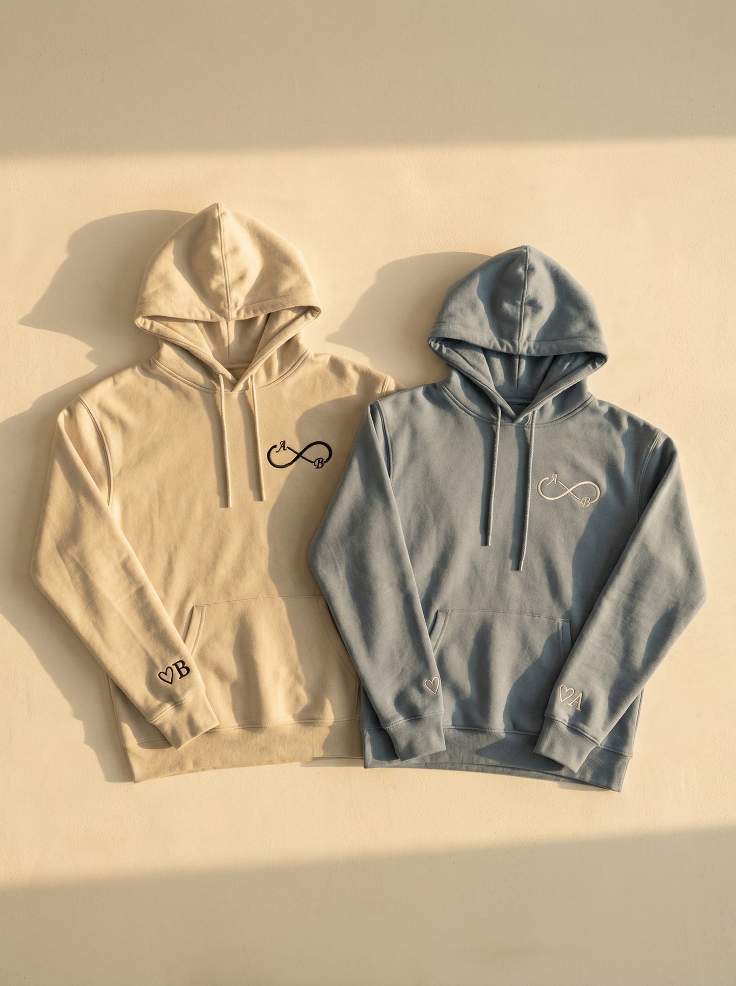 קפוצ'ונים תואמים לזוגות עם עיצוב אישי - רעיון למתנה מקורית