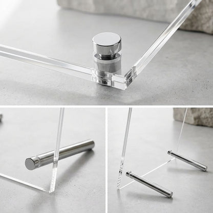 קולאז' 6 תמונות והקדשה אישית במסגרת אקרילית שקופה