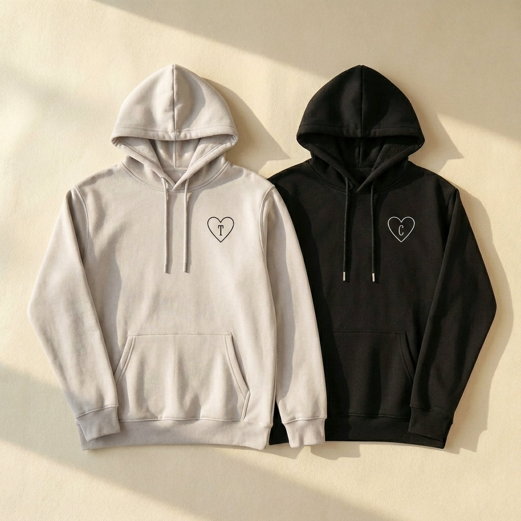 קפוצ'ונים תואמים לזוגות עם עיצוב אישי - רעיון למתנה מקורית